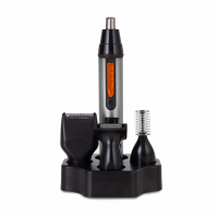 Carmen Titan Cordless Nose Trimmer Set - Titanium and Orange